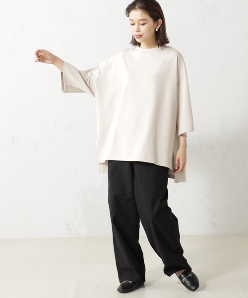 FOUND GOOD(ファウンドグッド)の「ライトポンチBIGPO/7S(Tシャツ/カットソー・レディース・ブラック/ホワイト系5/ブルー系2/ベージュ・L/M/S)」の13枚目の写真