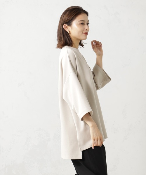 FOUND GOOD(ファウンドグッド)の「ライトポンチBIGPO/7S(Tシャツ/カットソー・レディース・ブラック/ホワイト系5/ブルー系2/ベージュ・L/M/S)」の14枚目の写真