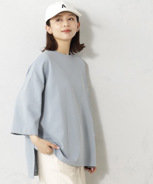 FOUND GOOD(ファウンドグッド)の「ライトポンチBIGPO/7S(Tシャツ/カットソー・レディース・ブラック/ホワイト系5/ブルー系2/ベージュ・L/M/S)」の18枚目の写真