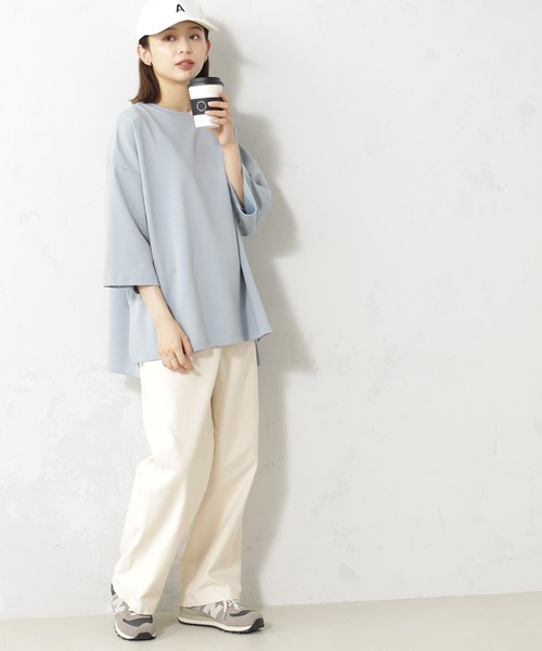 FOUND GOOD(ファウンドグッド)の「ライトポンチBIGPO/7S(Tシャツ/カットソー・レディース・ブラック/ホワイト系5/ブルー系2/ベージュ・L/M/S)」の20枚目の写真