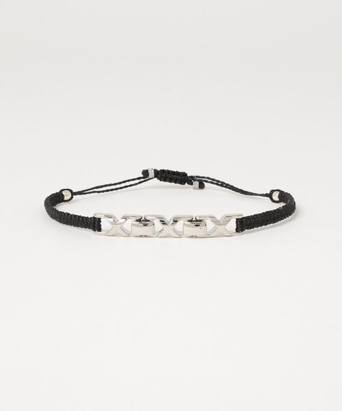 SILVER BULLET（シルバーバレット）の「『SILVER BULLET SELECT AC/シルバーバレットセレクト』スリーXブレスレット【+】（ブレスレット・メンズ・ブラック×ブラック/ブラック×シルバー/ブラック×ゴールド・FREE）」の12枚目の写真