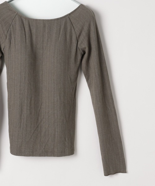 bijorie（ビジュリィ）の「【bijorie】カップ付きロングスリーブ／NEW BASIC （アルガンオイル配合）（その他アンダーウェア/インナー・レディース・ブラック/カーキ/オフホワイト・MEDIUM/LARGE/LG）」の11枚目の写真