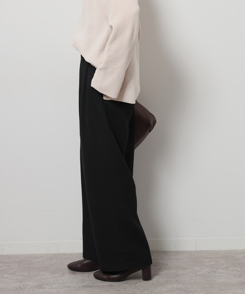 JOURNAL STANDARD relume（ジャーナルスタンダード　レリューム）の「ヘリンボンタックストレートパンツ（スラックス・レディース・ブラック/グレー・38/36）」の19枚目の写真