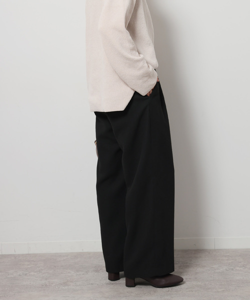 ジャーナルスタンダード レリューム ／ ヘリンボンタック ストレートパンツ 38 JOURNAL STANDARD relume（ジャーナルスタンダード レリューム