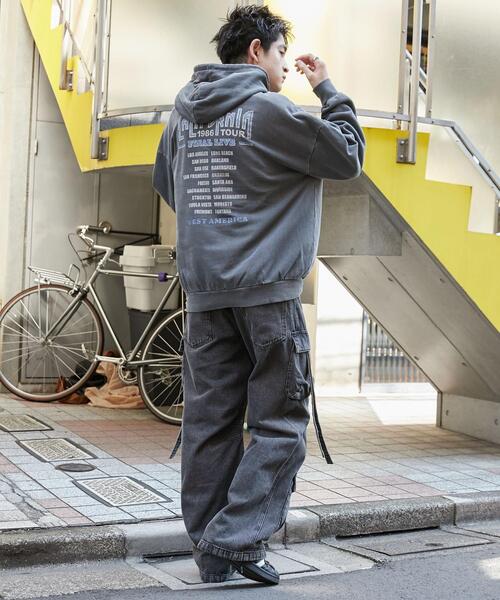 WEGO（ウィゴー）の「WEGO/ピグメントグラフィックプルパーカー（パーカー・メンズ・その他4/その他1/その他2/その他3/その他5/その他6・MEDIUM/LARGE）」の8枚目の写真