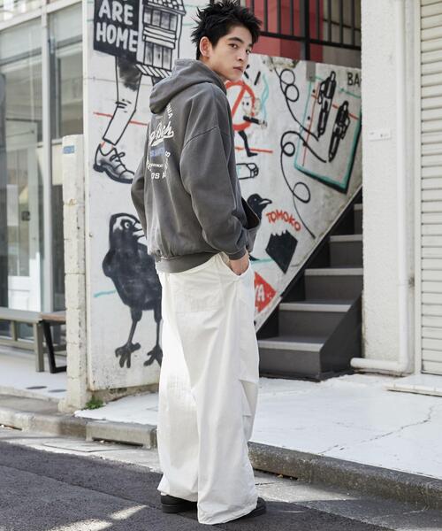 WEGO（ウィゴー）の「WEGO/ピグメントグラフィックプルパーカー（パーカー・メンズ・その他4/その他1/その他2/その他3/その他5/その他6・MEDIUM/LARGE）」の9枚目の写真