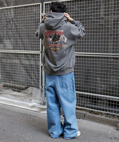 WEGO（ウィゴー）の「WEGO/ピグメントグラフィックプルパーカー（パーカー・メンズ・その他4/その他1/その他2/その他3/その他5/その他6・MEDIUM/LARGE）」の13枚目の写真