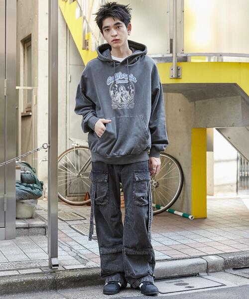 WEGO（ウィゴー）の「WEGO/ピグメントグラフィックプルパーカー（パーカー・メンズ・その他4/その他1/その他2/その他3/その他5/その他6・MEDIUM/LARGE）」の15枚目の写真