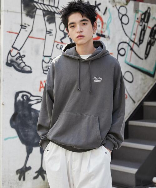 WEGO（ウィゴー）の「WEGO/ピグメントグラフィックプルパーカー（パーカー・メンズ・その他4/その他1/その他2/その他3/その他5/その他6・MEDIUM/LARGE）」の16枚目の写真