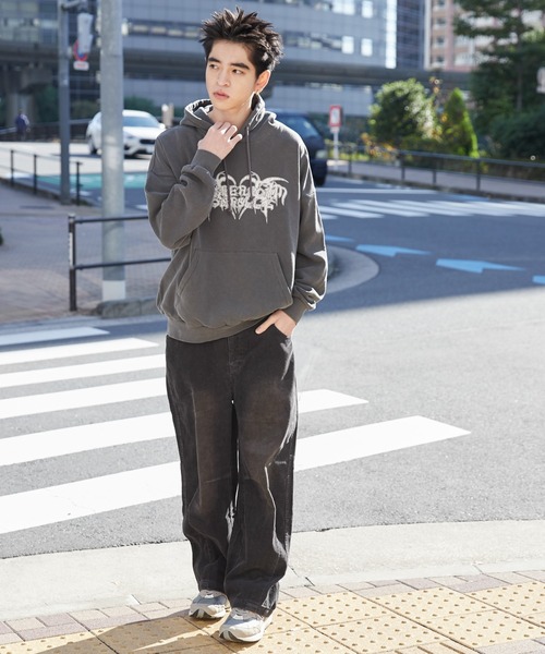 セール】WEGO/ピグメントグラフィックプルパーカー（パーカー）｜WEGO