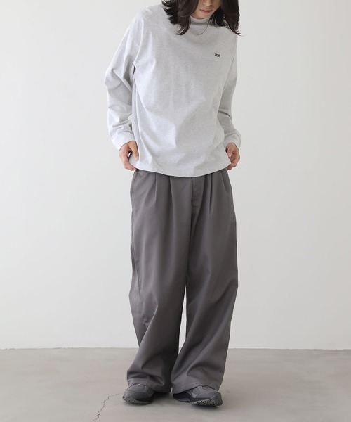 即完 定価5万 MASU グレー ワイドパンツ 25ss ワイド スラックス