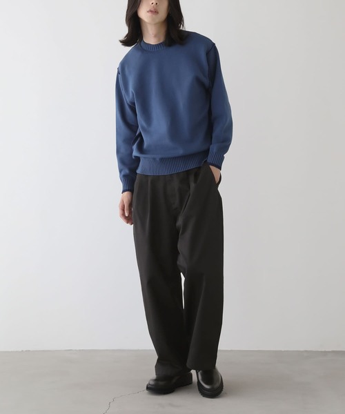 n'OrLABEL(ノアールレーベル)の「ツイルワイドパンツ(スラックス・メンズ・ブラック/グレー・M/L)」の11枚目の写真