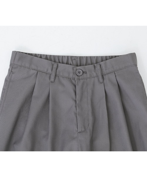 n'OrLABEL(ノアールレーベル)の「ツイルワイドパンツ(スラックス・メンズ・ブラック/グレー・M/L)」の16枚目の写真