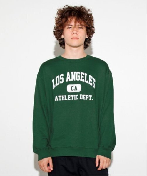 GLAZOS（グラソス）の「【大人向けサイズあり】【プチプラ】アソートフロントプリントトレーナー（スウェット・キッズ・ブラック/レッド/グリーン/オートミール/パープル/ブラウン・S/M/L/LL）」の4枚目の写真