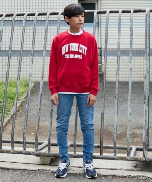 GLAZOS（グラソス）の「【大人向けサイズあり】【プチプラ】アソートフロントプリントトレーナー（スウェット・キッズ・ブラック/レッド/グリーン/オートミール/パープル/ブラウン・S/M/L/LL）」の19枚目の写真