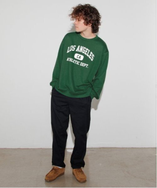 GLAZOS（グラソス）の「【大人向けサイズあり】【プチプラ】アソートフロントプリントトレーナー（スウェット・キッズ・ブラック/レッド/グリーン/オートミール/パープル/ブラウン・S/M/L/LL）」の15枚目の写真