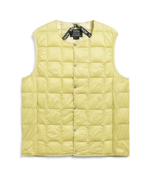 TAION(タイオン)の「【TAION(タイオン)】〈メンズ〉ベーシック クルーネックボタン インナーダウンベスト(ダウンベスト・メンズ・チャコール/オリーブ/バーガンディー/カーキ/サンドベージュ/ラベンダー/オレンジ/レオパード/ライトグレー/チョコ/ネイビー系6/ダークパープル/ライトピンク/ダークネイビー/レモンイエロー/ブラック/ブラウン系1/ベージュ系1/ブラック系3/ダークグリーン系/ベージュ/グリーン系その他2/チャコールグレー/ダークオリーブ・XL/M/L/S/2XL)」の20枚目の写真