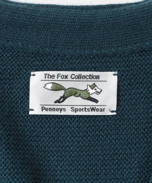 PENNEYS(ぺニーズ)の「『XLサイズ/WEB限定』『別注』PENNEYS×DOORS THE FOX Vネックカーディガン(カーディガン/ボレロ・メンズ・マスタード/ブルー系その他/ライトグレー/ブラック・X-LARGE/MEDIUM/LARGE)」の10枚目の写真