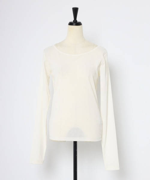 トップス Bonjour Bonjour Sagan tシャツ パフスリーブニットトップス レディース