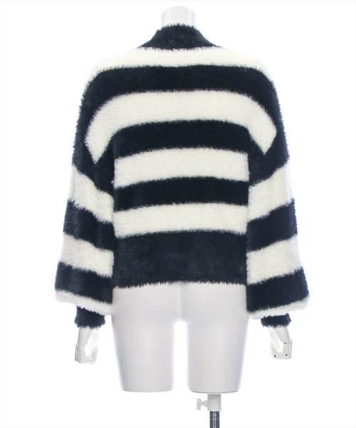 clear（クリア）の「フェザーハイネックニットトップス [ふわふわ シルエットを拾わない]≪2024AW新作≫（ニット/セーター・レディース・ピンクベージュ/アイボリー/ブラック系その他/グレー/グレイッシュベージュ・F）」の16枚目の写真