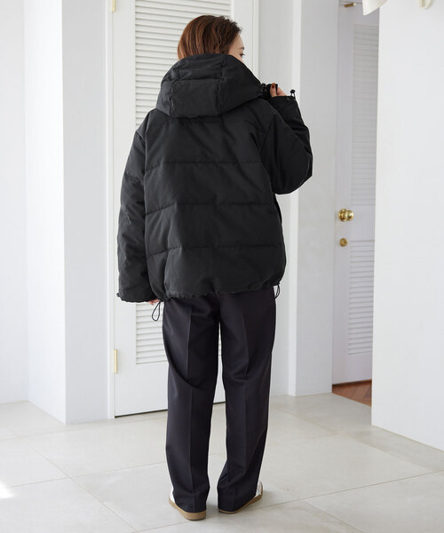 DANTON /ダントン POLYESTER DOWN ブラック S DANTON/ダントン POLYESTER DOWN DT-A0008（ダウンジャケット