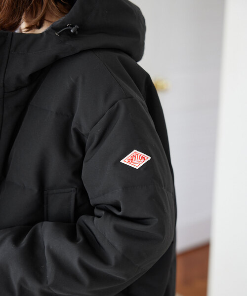 DANTON（ダントン）の「DANTON/ダントン POLYESTER DOWN DT-A0008（ダウンジャケット/コート・レディース・ブラック/カーキ/ベージュ/ネイビー・FREE）」の6枚目の写真
