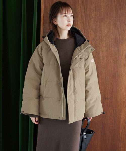 ★美品★DANTON★ダウンコート/カーキベージュ DANTON（ダントン）の「【DANTON】ダウンコート（ダウンジャケット