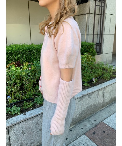 suzie angel（スージー エンジェル）の「ニット・セーター（ニット/セーター・レディース・ピンク・FREE）」の2枚目の写真