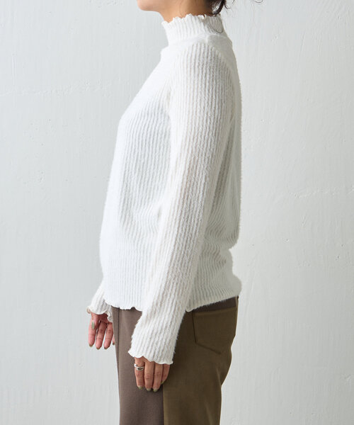 Jena espace merveilleux(ジェナ エスパスメルヴェイユ)の「フェザーストライプカットソー(Tシャツ/カットソー・レディース・ブラック/オフホワイト/グレー・FREE)」の15枚目の写真