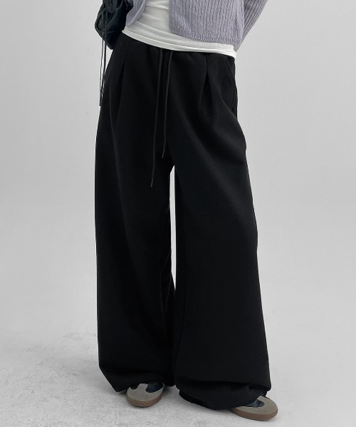 BLACKUP（ブラックアップ）の「[MADE] ディッキードンオーバーフィットバンディングパンツ（スウェットパンツ・レディース・ブラック/グレー/ネイビー・ONESIZE）」の18枚目の写真