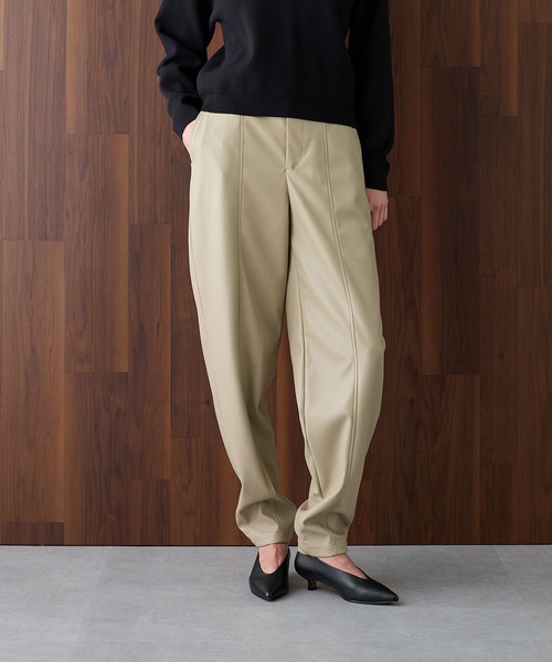 【セール】フェイクレザーバレルパンツ（その他パンツ）｜N.O.R.C（ノーク）