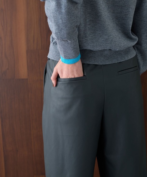 【セール】フェイクレザーバレルパンツ（その他パンツ）｜N.O.R.C（ノーク）