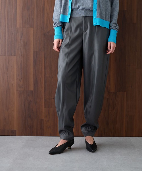 【セール】フェイクレザーバレルパンツ（その他パンツ）｜N.O.R.C（ノーク）