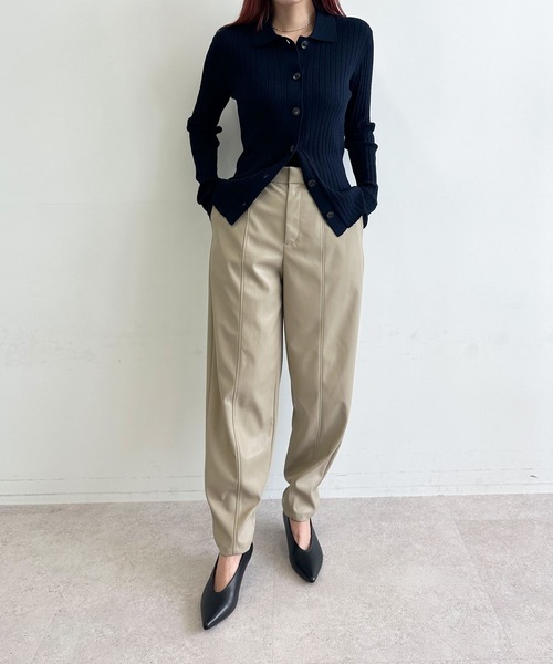 【セール】フェイクレザーバレルパンツ（その他パンツ）｜N.O.R.C（ノーク）