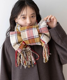 RAGEBLUE | 【UNISEX】カシミヤタッチ/チェックマフラー(マフラー)