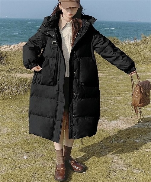 Dream garden（ドリームガーデン）の「フード付き ロングダウン