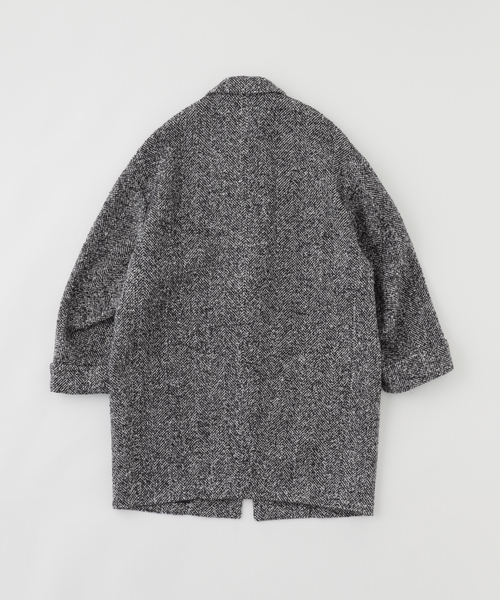 EDIFICE(エディフィス)の「COUTURE D’ADAM(クチュール ド アダム) Cocoon GRAY COAT(チェスターコート・メンズ・チャコールグレー・40/42)」の2枚目の写真