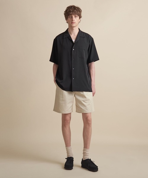 UNITED ARROWS（ユナイテッドアローズ）の「【マルチサイズ】ドレープ ショートスリーブ オープンカラーシャツ（シャツ/ブラウス・メンズ・ライトブルー/ブラック/ブラウン/グレー/イエロー/ダークグレー/ネイビー・マルチサイズ）」の11枚目の写真