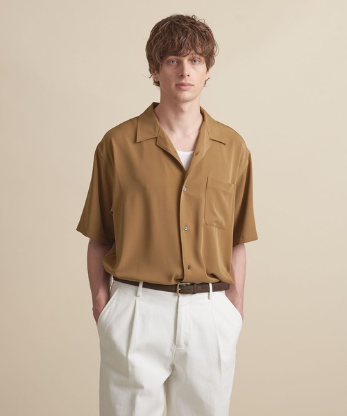 美品●ユナイテッドアローズ　ショートスリーブ　ブラウス UNITED ARROWS - 【BLACK】COOL LIGHT ショートスリーブ