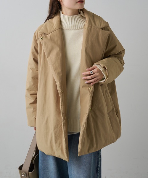 PUAL CE CIN（ピュアルセシン）の「ハンドウォッシャブルハイネックニット（ニット/セーター・レディース・オフホワイト/ベージュ/グレー/レッド/ブラック・FREE）」の11枚目の写真