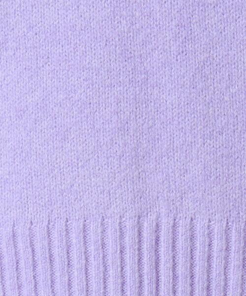 ITS'DEMO（イッツデモ）の「◆【マシンウォッシャブル】ふわもち深Vニット（ニット/セーター・レディース・ネイビー/パープル/サックスブルー/グレー/ピンク・00）」の20枚目の写真