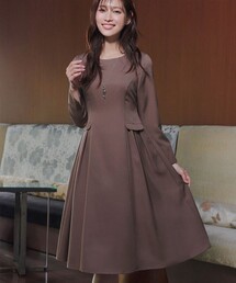 【安めぐみさん着用】サイドフラップワンピース