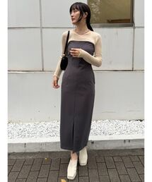 LAGUNAMOON | 【WEB限定】ポンチベアワンピース(ワンピース)