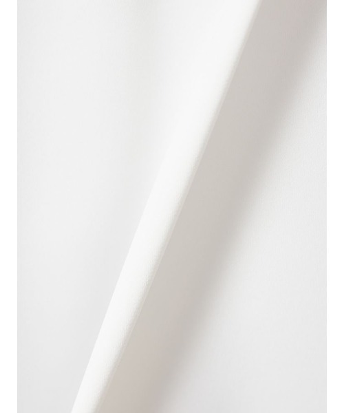 HARUYAMA（ハルヤマ）の「【ウォッシャブル】ブラウス 長袖 クルーネックプルオーバータックブラウス 透けにくい ストレッチ 無地 SOFFICE（シャツ/ブラウス・レディース・ベージュ/オフホワイト/ライトピンク/サックスブルー・S/M/L/LL）」の5枚目の写真