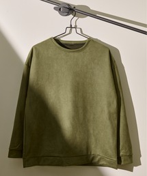 CALIFORNIA OUTFITTERS | 3-11B31 Relax Fit リラックスフィット クルーネック スウェットライク スエード調(スウェット)