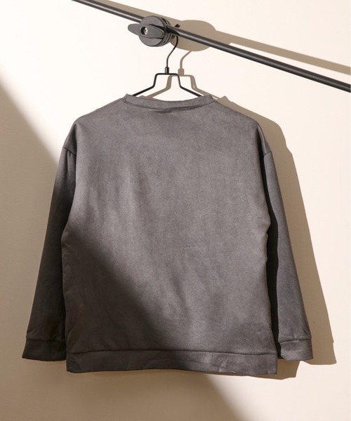 CALIFORNIA OUTFITTERS（カリフォルニア アウトフィッターズ）の「3-11B31 Relax Fit リラックスフィット クルーネック スウェットライク スエード調（スウェット・メンズ・ライトベージュ/ブラック/チャコールグレー/オリーブ・M/XL/XXL/L）」の16枚目の写真