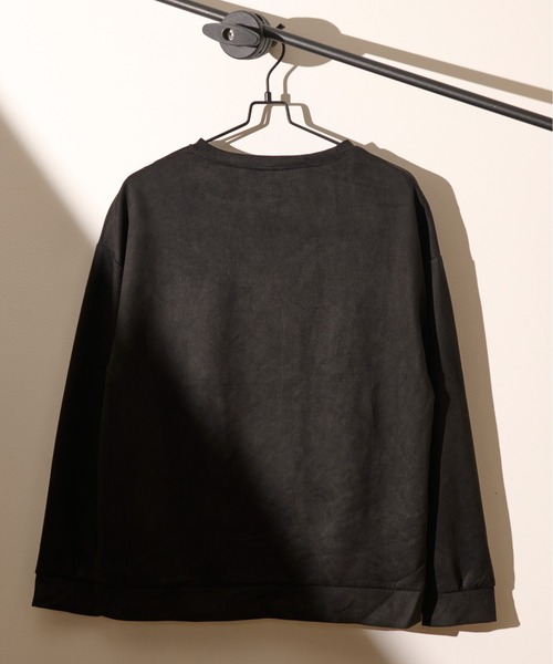 CALIFORNIA OUTFITTERS（カリフォルニア アウトフィッターズ）の「3-11B31 Relax Fit リラックスフィット クルーネック スウェットライク スエード調（スウェット・メンズ・ライトベージュ/ブラック/チャコールグレー/オリーブ・M/XL/XXL/L）」の13枚目の写真