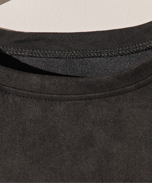 CALIFORNIA OUTFITTERS（カリフォルニア アウトフィッターズ）の「3-11B31 Relax Fit リラックスフィット クルーネック スウェットライク スエード調（スウェット・メンズ・ライトベージュ/ブラック/チャコールグレー/オリーブ・M/XL/XXL/L）」の14枚目の写真