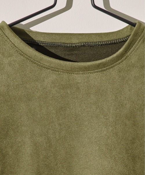 CALIFORNIA OUTFITTERS（カリフォルニア アウトフィッターズ）の「3-11B31 Relax Fit リラックスフィット クルーネック スウェットライク スエード調（スウェット・メンズ・ライトベージュ/ブラック/チャコールグレー/オリーブ・M/XL/XXL/L）」の15枚目の写真