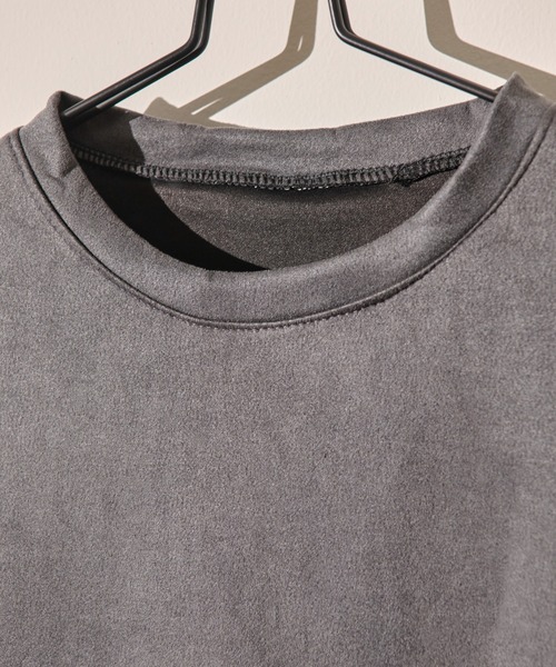 CALIFORNIA OUTFITTERS（カリフォルニア アウトフィッターズ）の「3-11B31 Relax Fit リラックスフィット クルーネック スウェットライク スエード調（スウェット・メンズ・ライトベージュ/ブラック/チャコールグレー/オリーブ・M/XL/XXL/L）」の5枚目の写真